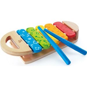 HaPe International Музикален инструмент Hape - Разноцветен ксилофон, от дърво (H0606)
