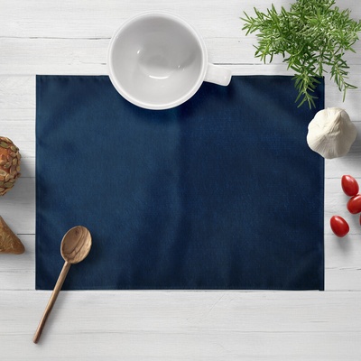 Biante Zamatové prestieranie Velvet Prémium SVP-029 Námornícka modrá 30x40 cm