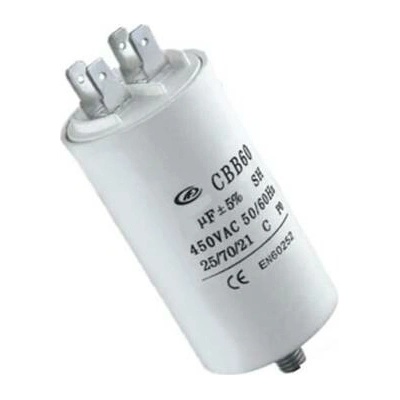 Motorový rozběhový kondenzátor 20uF 450V CBB60E