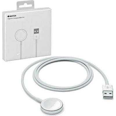 Оригинално Зарядно за Apple Watch Magnetic Charging Cable 1m Mx2e2zm/a, Бял (Mx2e2zm/a)