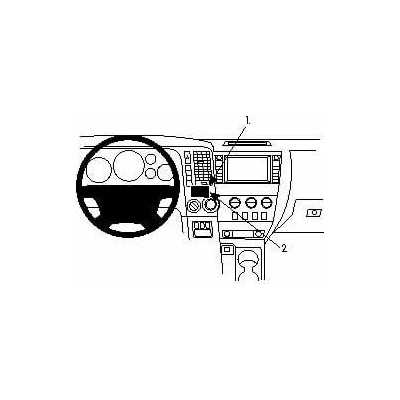 Brodit ProClip Toyota Sequoia 08-17/Tundra 07-13 (dekor dřevo), na střed 854237