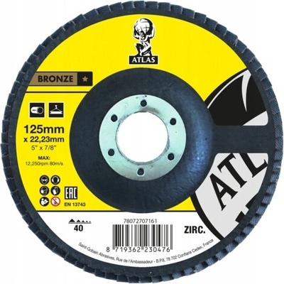 Norton brúsny lamelový kotúč 125 x 22 mm 78072707161