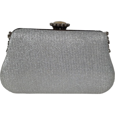 Сребърна официална чанта - Melini