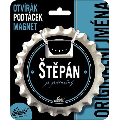 Nekupto Otvírák na pivo, podtácek - Štěpán V.I.P. NKQ