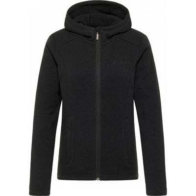Vaude Дамско поларено яке Vaude Women's Aland Hooded Jacket Fleece jacket - Black - размер 40 (EU) (105-3447-0114)