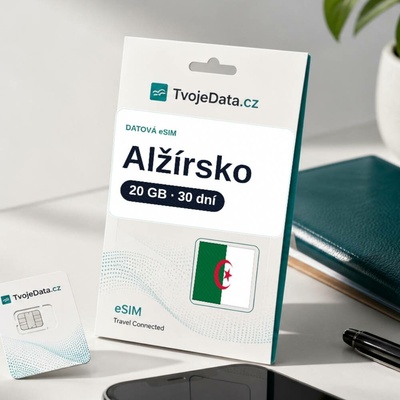 eSIM Alžírsko 20 GB / 29 dní