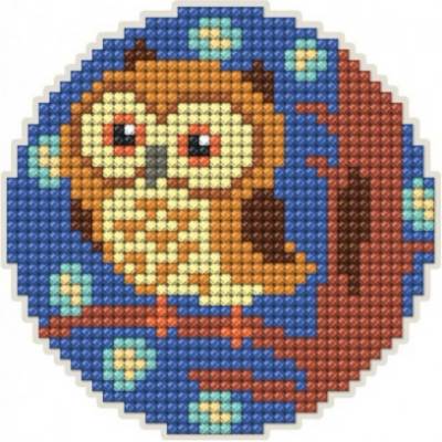 Collection D`art - Фигура с диамантена мозайка и магнит - Бухал (DCM010)