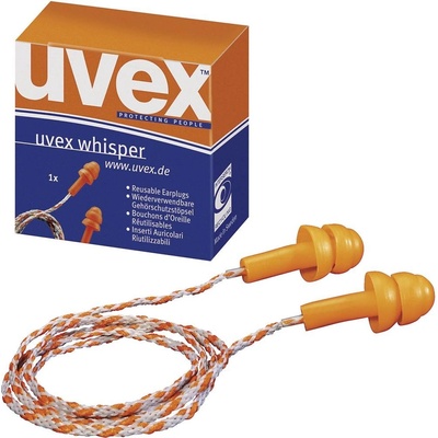 Uvex 2111201 whisper špunty do uší 23 dB pro opakované použití 50 pár