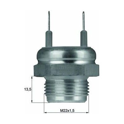 Teplotní spínač větráku chladiče MAHLE ORIGINAL TSW 8D (TSW8D)