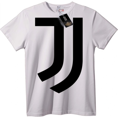 NOONEBRAND Ювентус Черна тениска с J лого - 2XL, Black