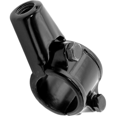 Adaptér spätného zrkadla M10 / 1,25 ľavý závit (22,2 mm priemer) (čierny)