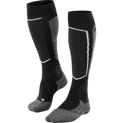 Falke S K2 Wool Men Skiing Knee-high Socks čierna