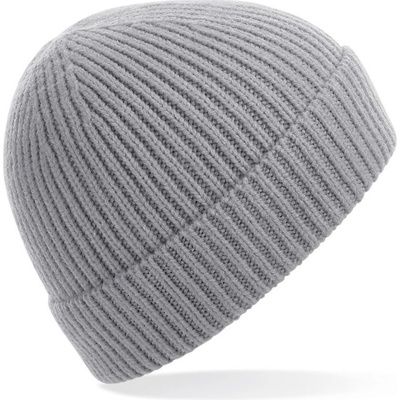 Beechfield čiapka Engineered Knit Ribbed beanie Biela