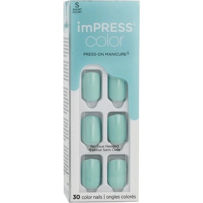 KISS imPRESS Color Mint To Be 30 ks – Zboží Dáma