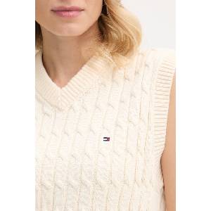 Tommy Hilfiger елек дамски от памук (WW0WW48466) - answear - 123,20 лв
