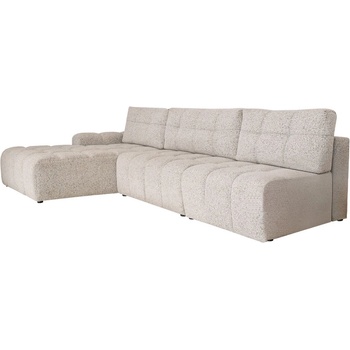 Miuform Бежов разтегателен модулен ъглов диван с място за съхранение (ляв ъгъл) Lulu - Miuform (2218PE06)