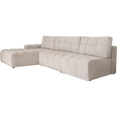 Miuform Бежов разтегателен модулен ъглов диван с място за съхранение (ляв ъгъл) Lulu - Miuform (2218PE06)