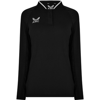 Castore Дамска блуза с яка Castore Long Sleeve Polo Top Womens - Black