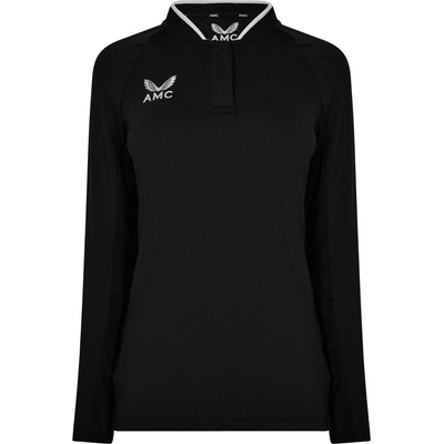 Castore Дамска блуза с яка Castore Long Sleeve Polo Top Womens - Black