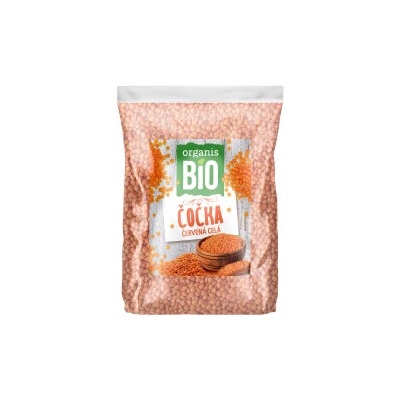 Organis Červená šošovica celá bio 0,5 kg