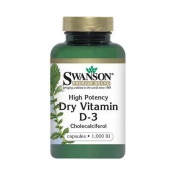 Swanson Витамин D-3 - High Potency Vitamin D-3 / 1000IU / 30 Caps. , 4332