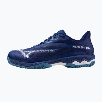 Мъжки обувки за тенис Mizuno Wave Exceed Light 2 CC bellwether blue/ white/ fjord blue