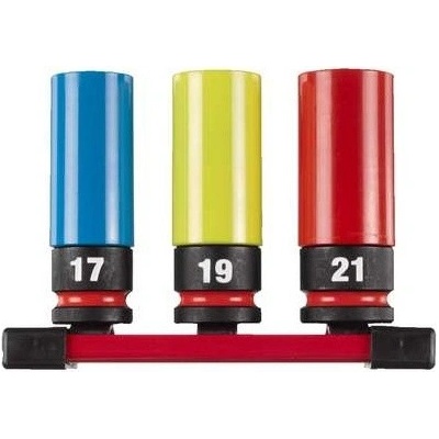 Milwaukee sada průmyslových hlavic 1/2" 17,19,21mm SHOCKWAVE™ IMPACT DUTY 4932493370 – Zboží Mobilmania