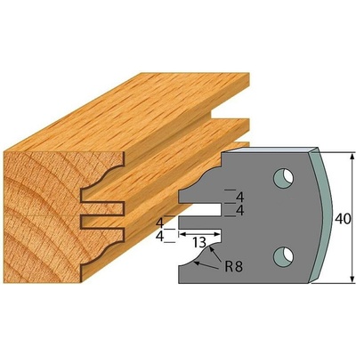 IGM Professional IGM Profil 097 - pár obmedzovačov 40x4mm SP F027-097