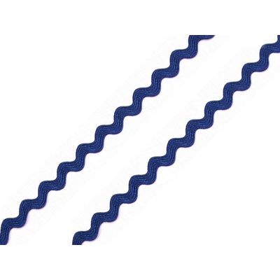 Hadovka prýmek 5mm - 5m tm.modrý