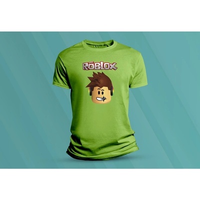 Sandratex dětské bavlněné tričko Roblox lime