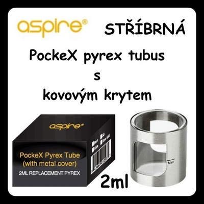 Aspire PockeX náhradní tubus 2ml Silver