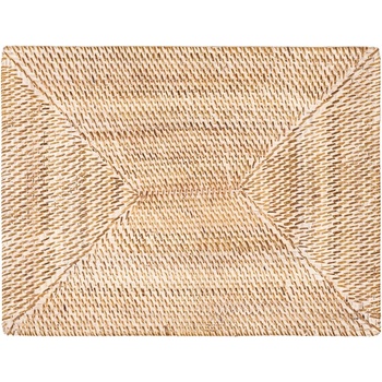 Tiseco Home Studio Постелка от ратан 40x30 cm - Tiseco Home Studio (9593WHITE)