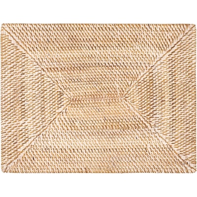 Tiseco Home Studio Постелка от ратан 40x30 cm - Tiseco Home Studio (9593WHITE)