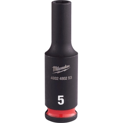 MILWAUKEE Nástrčný kľúč 1/4" - Hex 5 SHOCKWAVE predĺžený