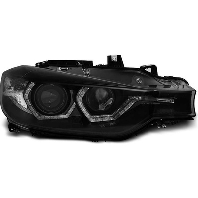 TUNING-TEC, Přední světla, BMW 3 F30/F31, 2011-2015, ANGEL EYES LED BLACK DRL