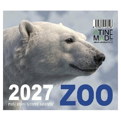 ZOO , malý stolní, týdenní, 13 x 15 cm 2027