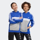 adidas detská mikina s kapucňou modrá