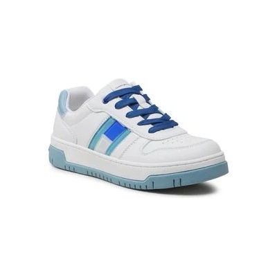 Tommy Hilfiger Сникърси Flag Low Cut Lace-Up Sneaker T3X9-32869-1355 S Бял (Flag Low Cut Lace-Up Sneaker T3X9-32869-1355 S)