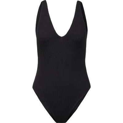 Seafolly Дамски бански костюм Seafolly Women's Sea Dive Deep V Neck One Piece Swimsuit - Black - размер 42 (EU) (150-2462-0115)