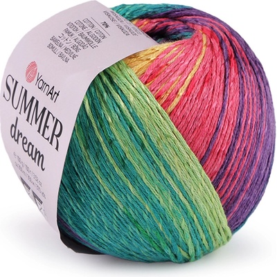 Pletací příze Summer Dream 100 g, střední, 5 (4305) multikolor