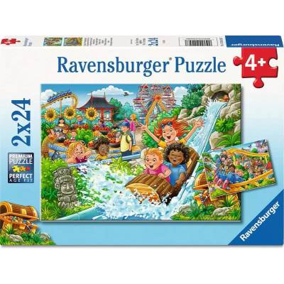 Ravensburger - Puzzle 2x24 Amusement park - 1 - 39 piese