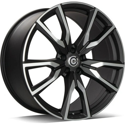 Carbonado Pain 10,5x22 5x112 ET43 matt black front polished