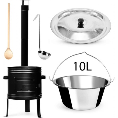 Perfect Home Set-8 Kotlíková souprava 10 L, 5 ks