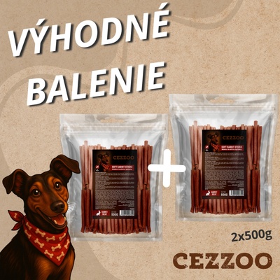 Cezzoo Soft rabbit sticks 1 kg