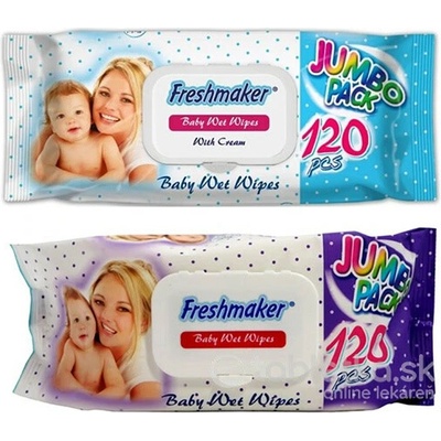 Freshmaker vlhčené obrúsky Baby 120 ks