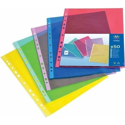 VIQUEL Euroobal A4 50 mikronů číry Trend mix farieb 50 ks