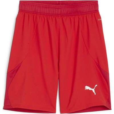 Puma TEAMFINAL SHORTS Červená Biela XL