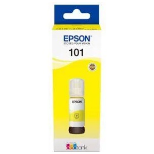 Epson Бутилка с мастило Ink Cartridge EPSON 101 EcoTank Yellow ink bottle for L4150, L4160, L6160, L6170, L6190, C13T03V44A