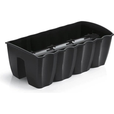Prosperplast Truhlík na zábradlie CROWN antracit 58cm