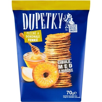 Dupetky pečené & hořčice med cibule 70 g